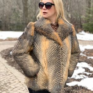 Canadian fox fur coat